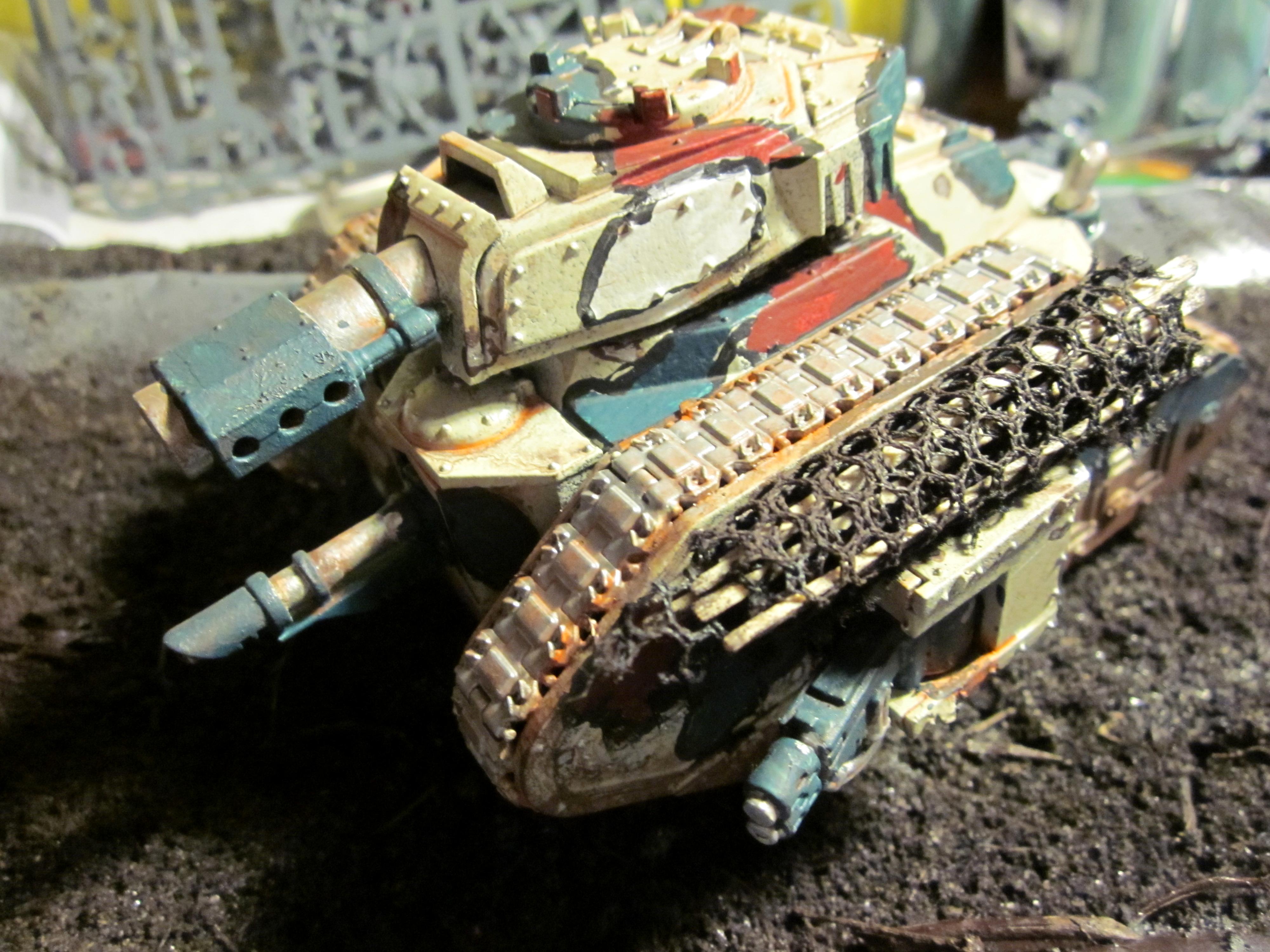 Imperial Guard, Lemun Russ, Mud, Rust, Tank Camouflauge, Weathered, Ww1, Wwi