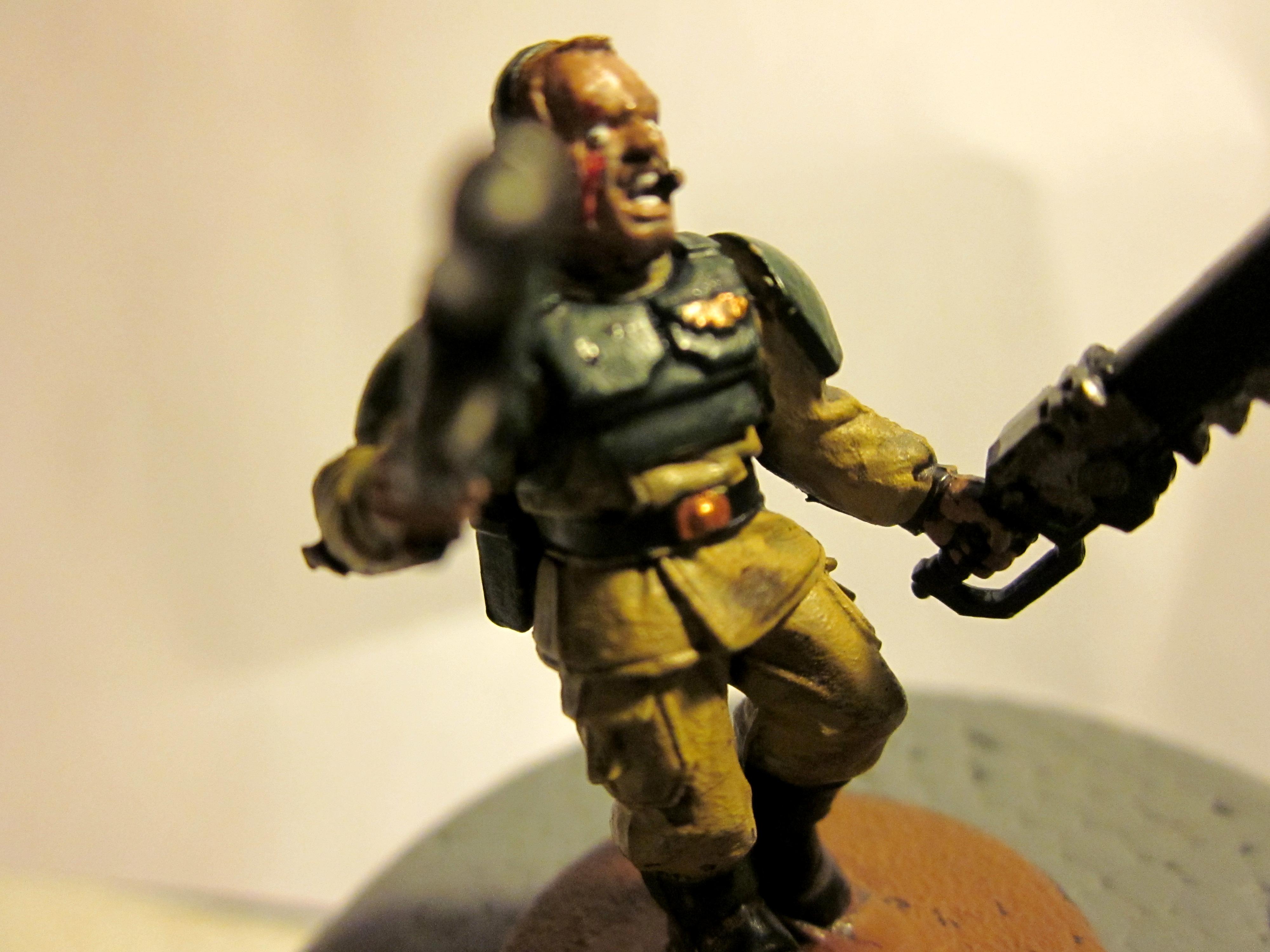 Chain Sword, Imperial Guard, Scar, Sergeant