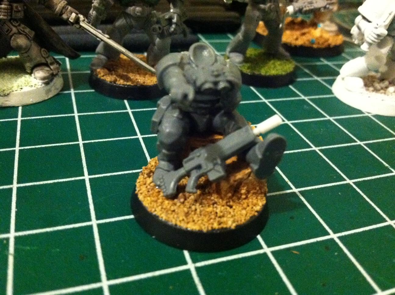 Janissary Heavy Bolter loader/spotter WIP
