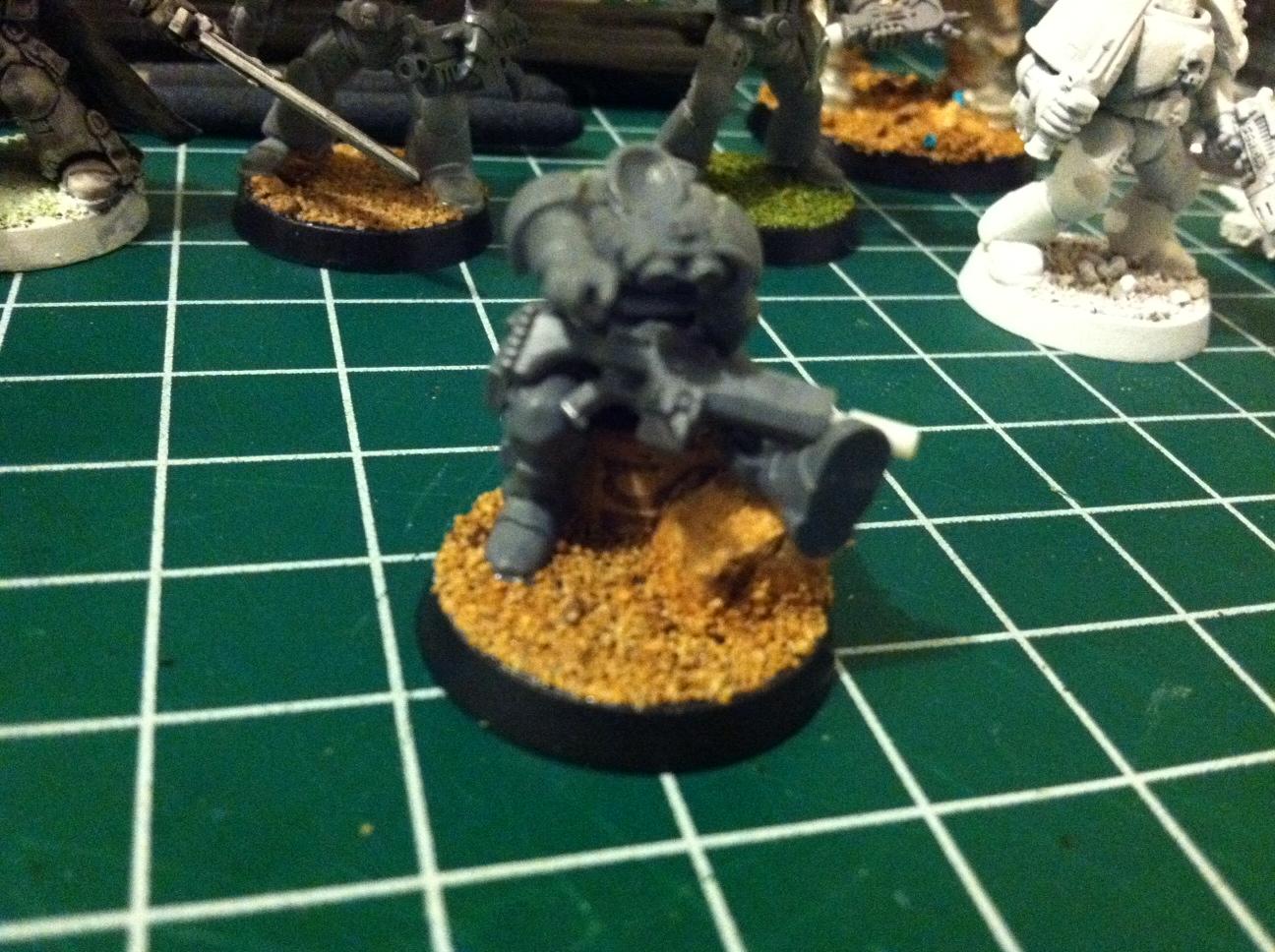 Janissary Heavy Bolter loader/spotter WIP