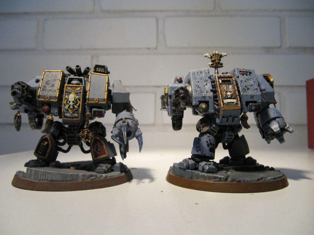 Space wolf dreadnoughts