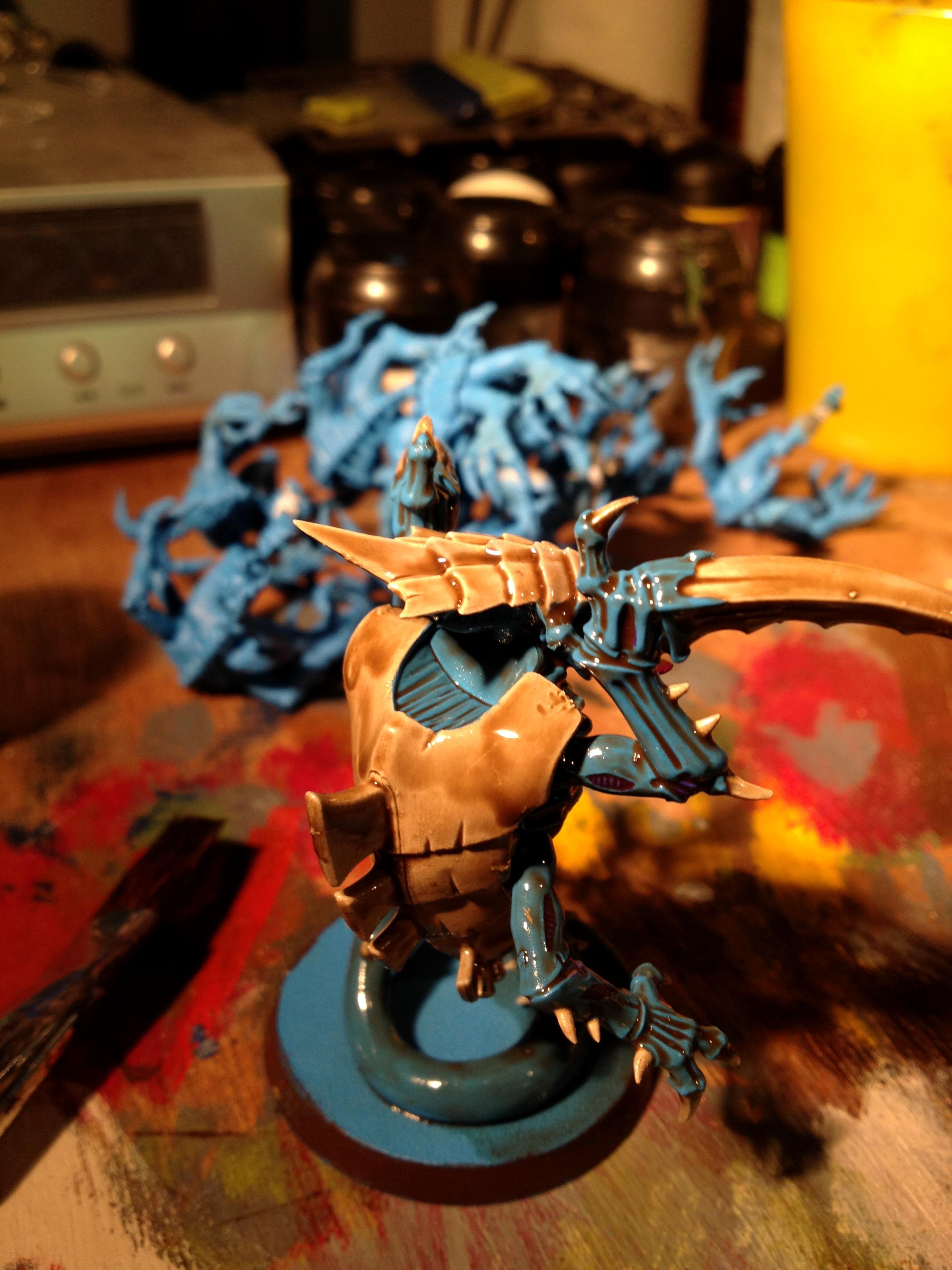 Dipped, Tyranids, Warhammer 40,000, Work In Progress