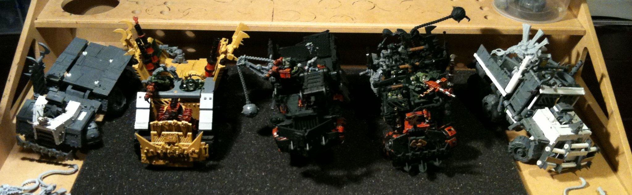 Da Dark Angelz, Orks, Trukk, Work In Progress