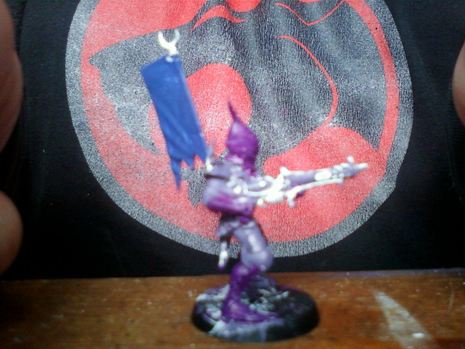 Dark Eldar, Kabalite, Kabalite  Warrior, Mithril Silver, Purple, Work In Progress