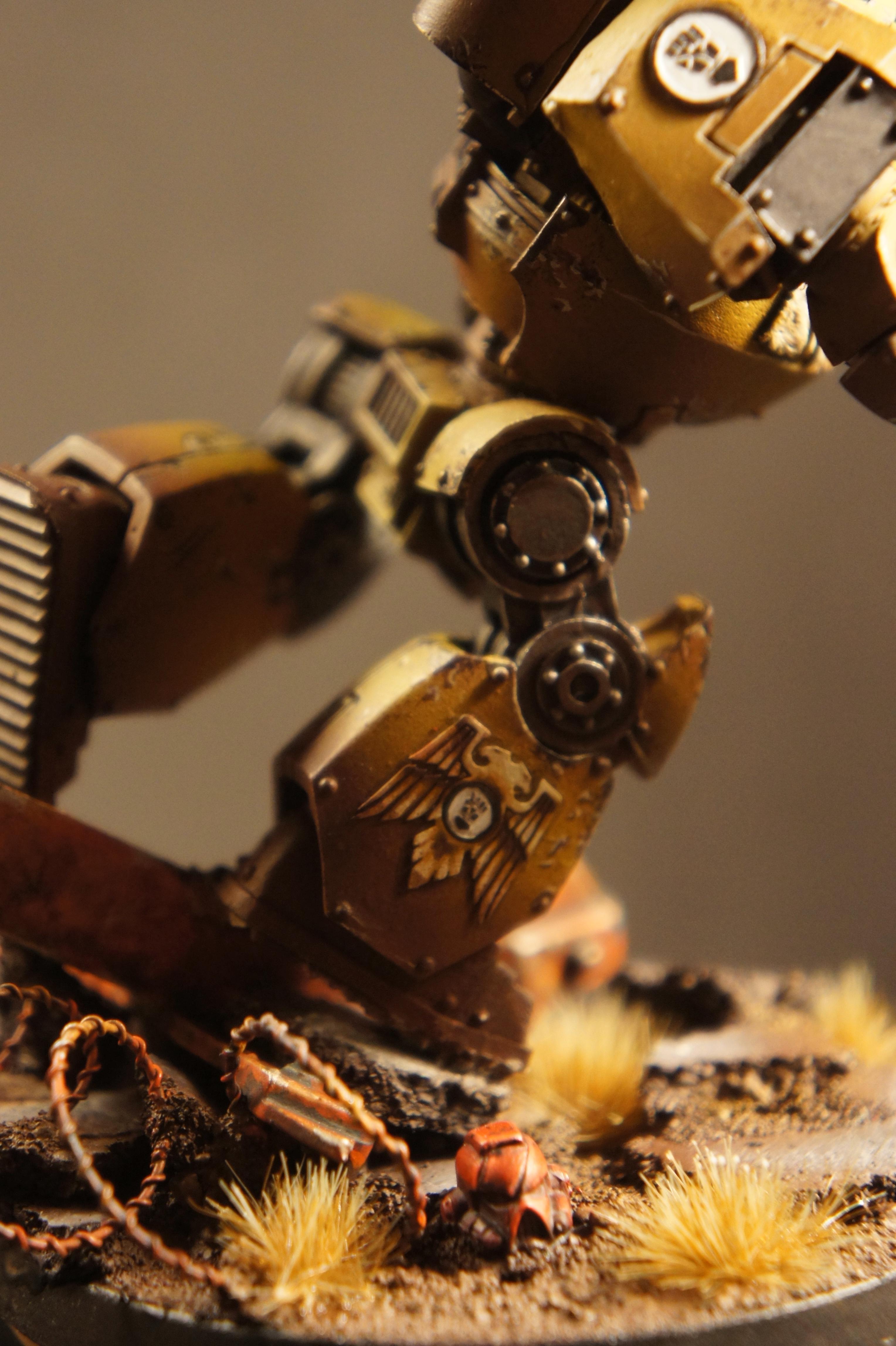 Contemptor, Dreadnought, Imperial Fists, Warhammer 40,000