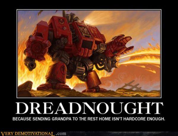 Demotivation, Dreadnought, Humor, Space Marines