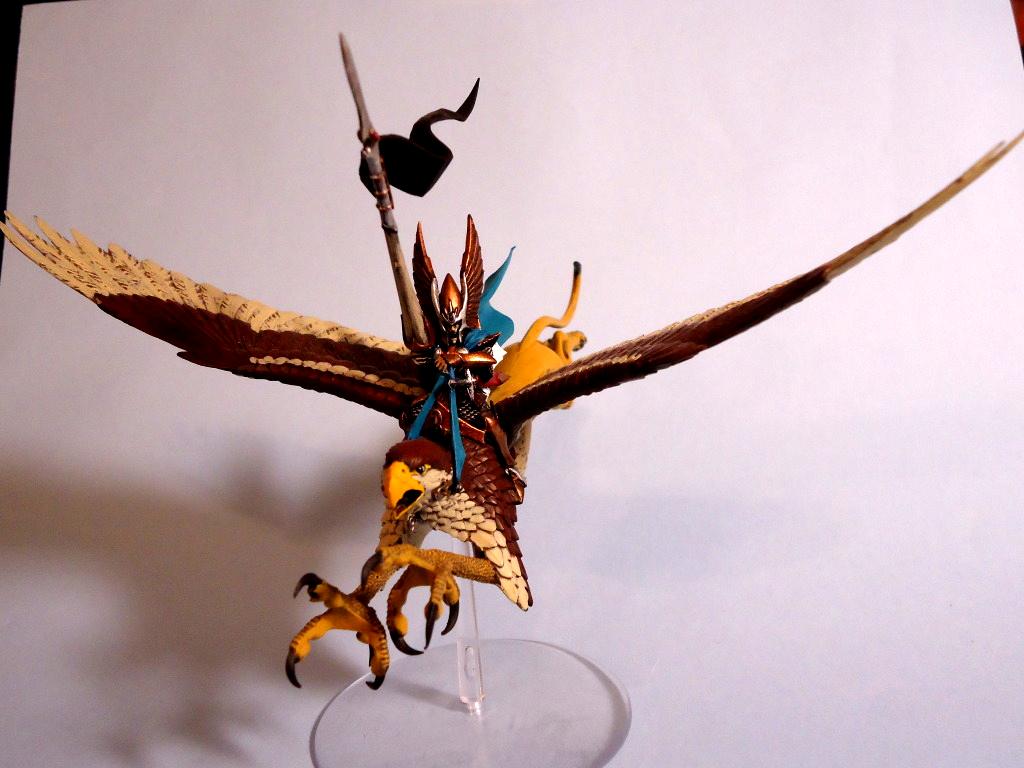 Griffon, High Elves, elf lord on giffon