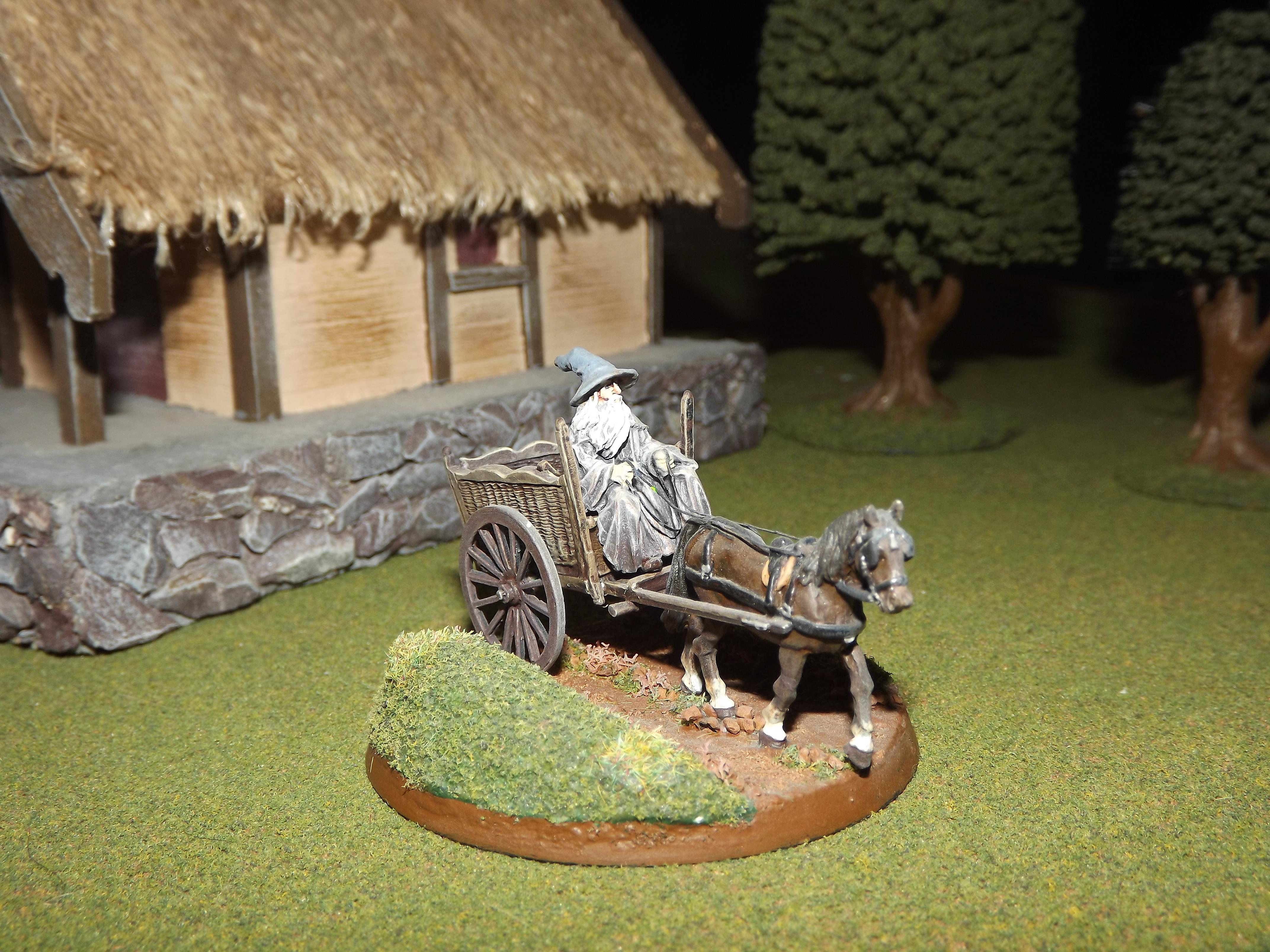 Cart, Ganfulf, Lord Of The Rings, Wizard
