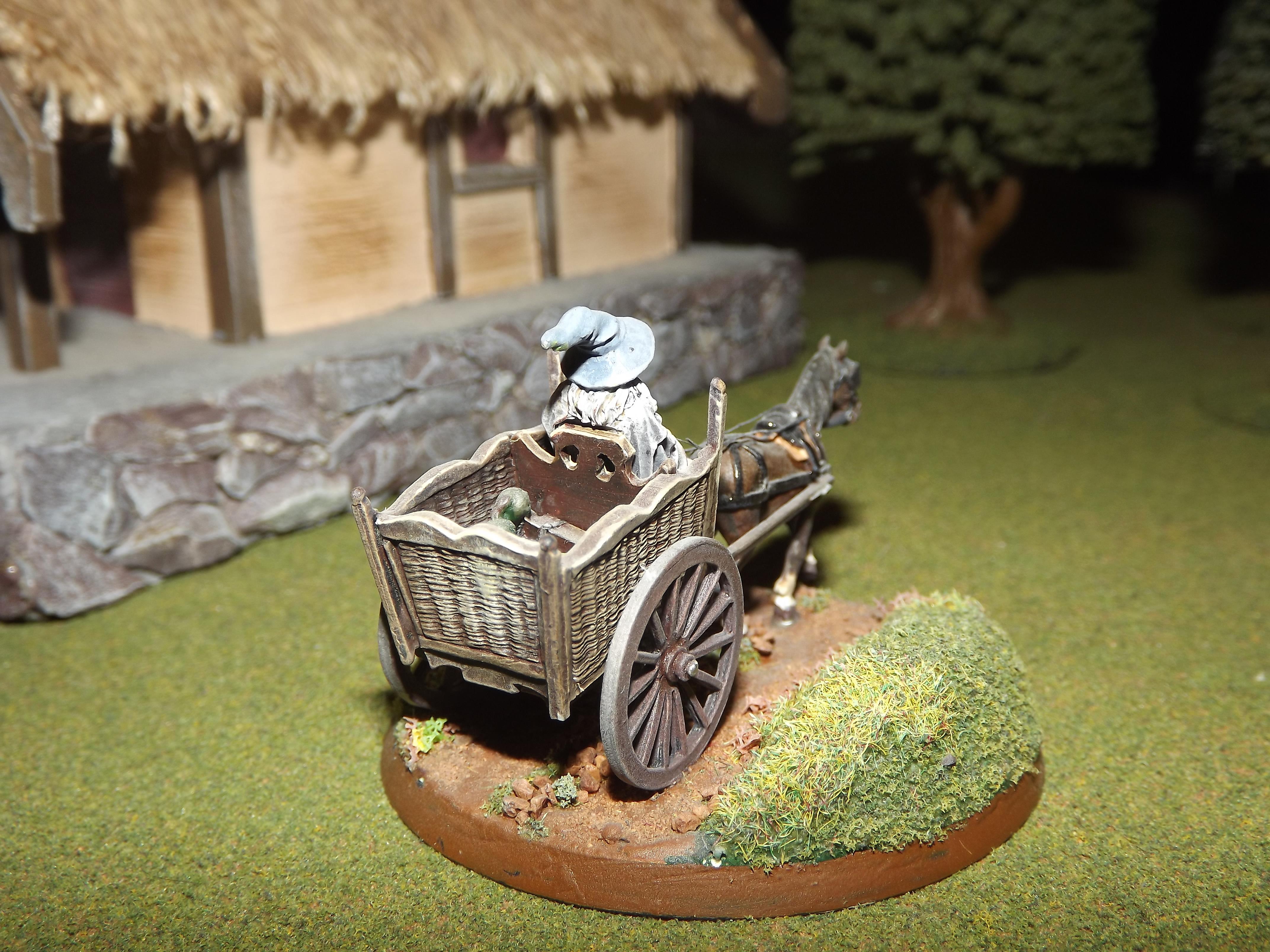 Cart, Ganfulf, Lord Of The Rings, Wizard