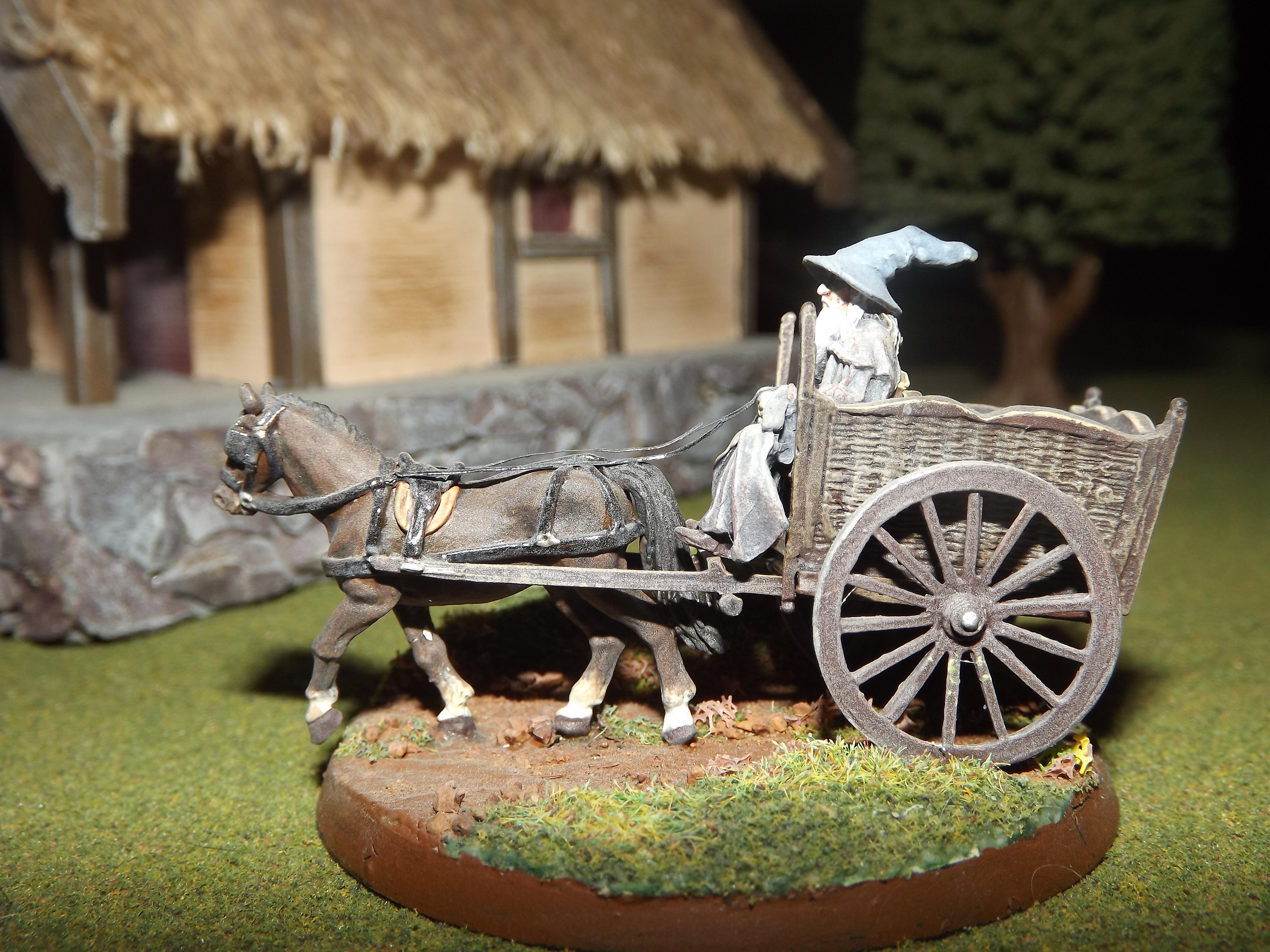 Cart, Ganfulf, Lord Of The Rings, Wizard