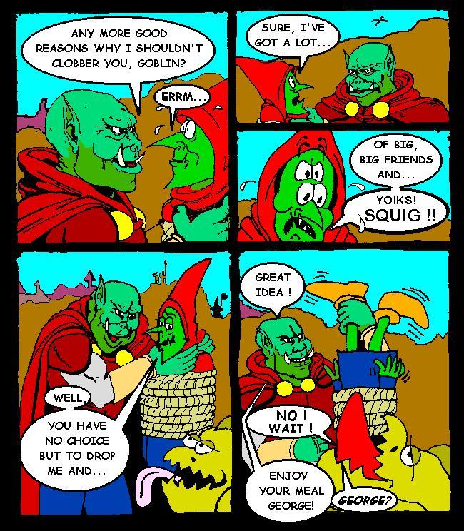 Comic, Goblins, Humor, Orcs, Torcqued