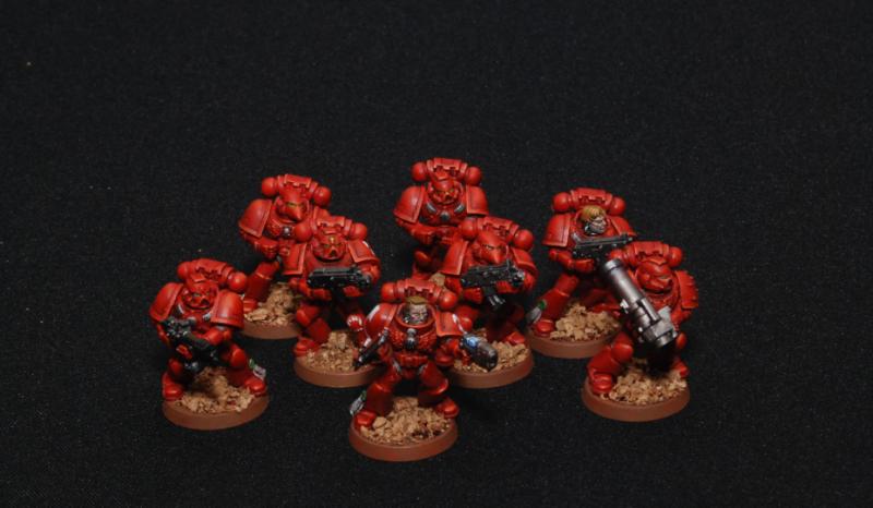 2nd Edition, Blood Angels, Space Marines, Tactical Squad, Warhammer 40,000,  Work In Progress - Mephiston Red and Agrax Earthshade - Gallery -  DakkaDakka