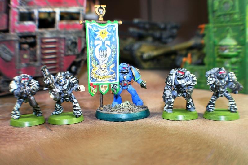 My first Marines along with a current Marine