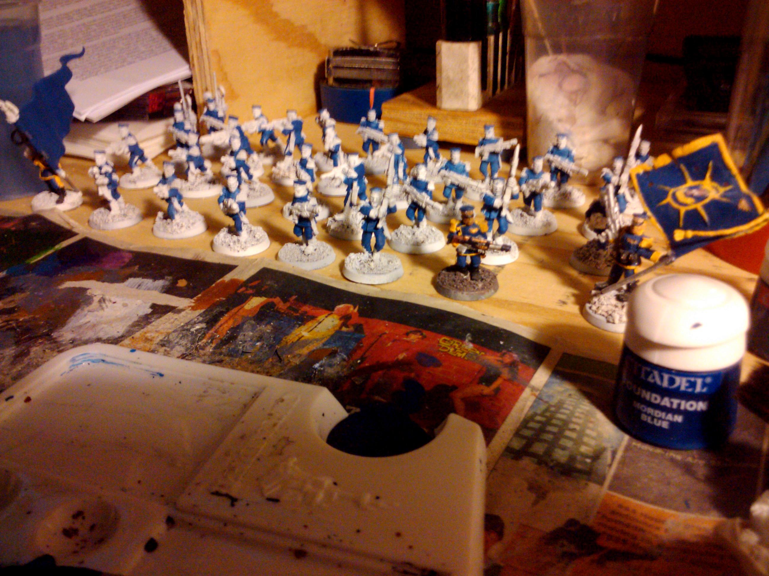 Conversion, Hobby Craft, Imperial Guard, Mordian Iron Guard, Paint Scheme, Warhammer 40,000
