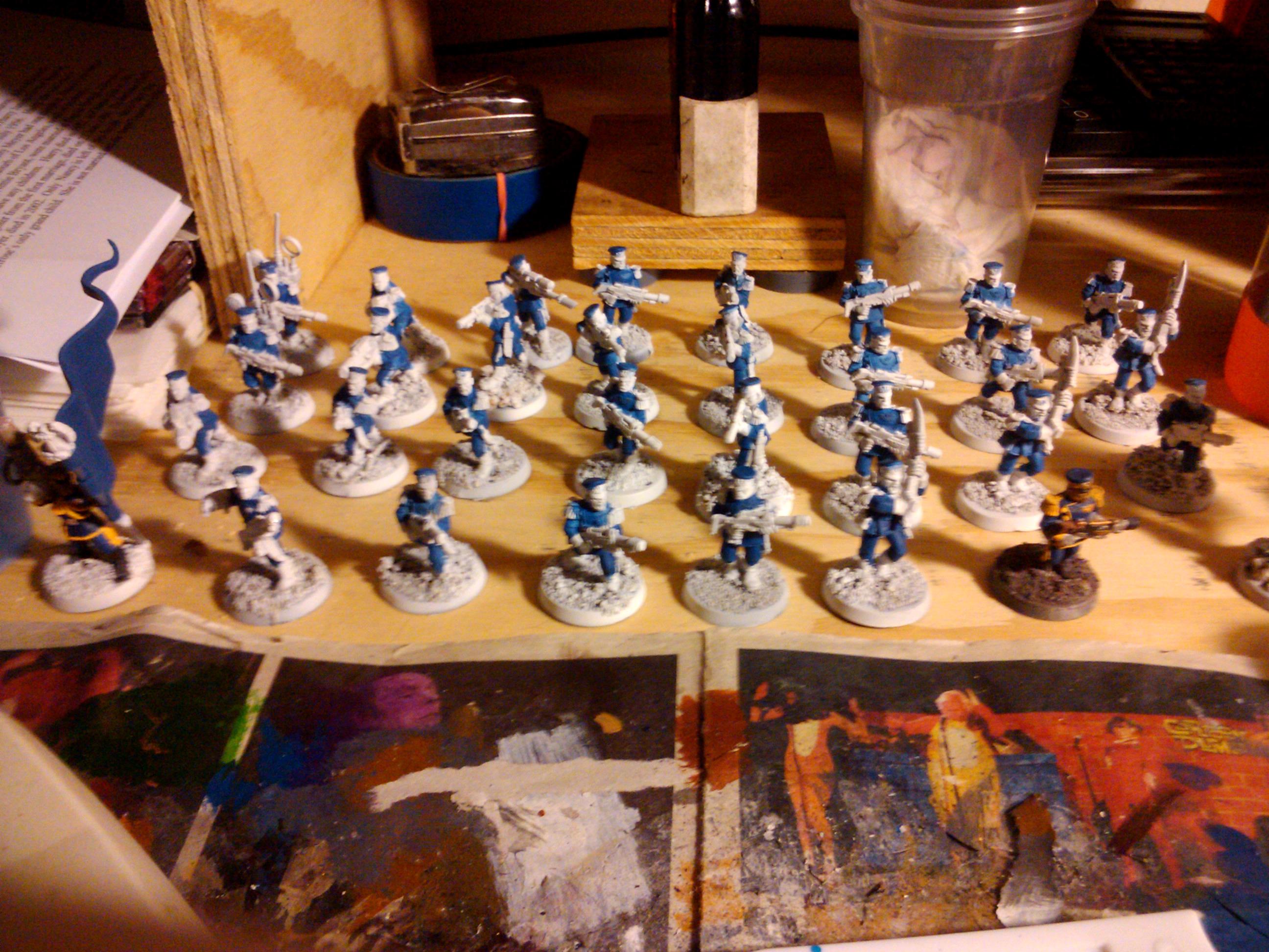 Conversion, Hobby Craft, Imperial Guard, Mordian Iron Guard, Paint Scheme, Warhammer 40,000