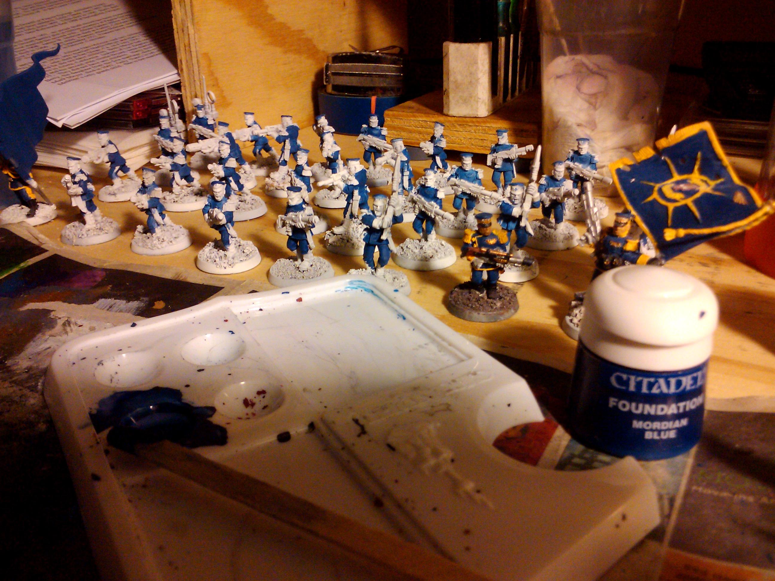 Conversion, Hobby Craft, Imperial Guard, Mordian Iron Guard, Paint Scheme, Warhammer 40,000
