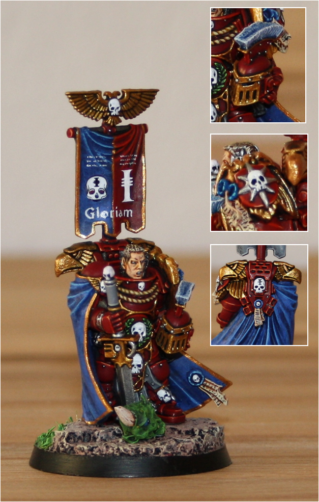 Commander, Red Hunters, Red Hunters Commander Aurelius 02, Space Marines