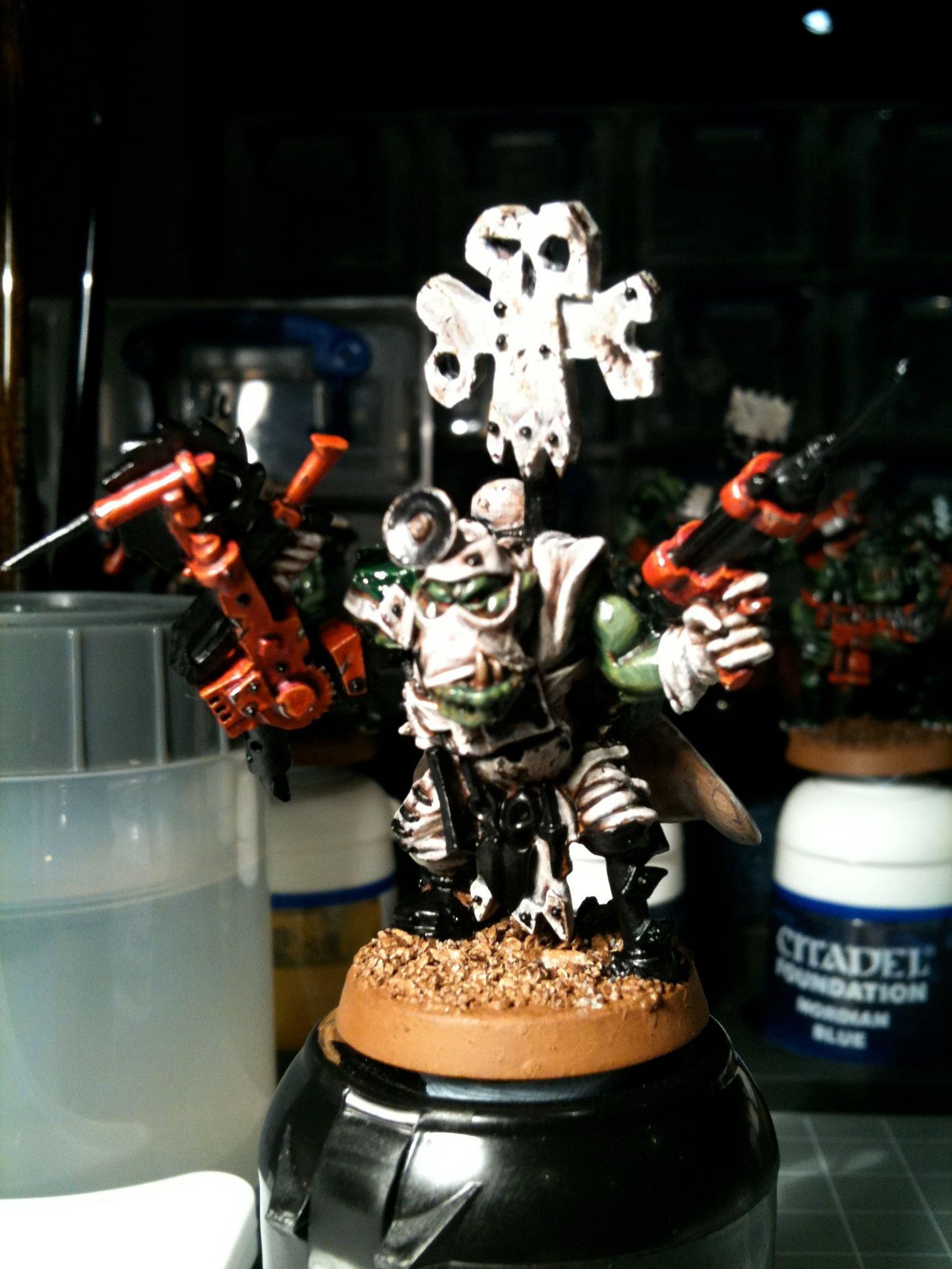 Da Ork Angelz, Orks, Painboy, Work In Progress