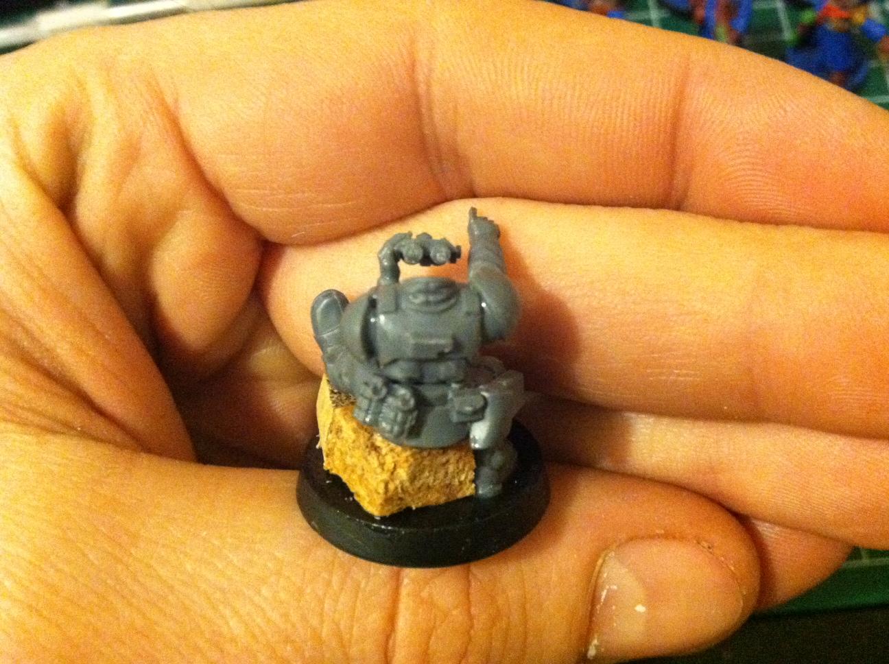 Janissary Heavy Bolter loader/spotter WIP