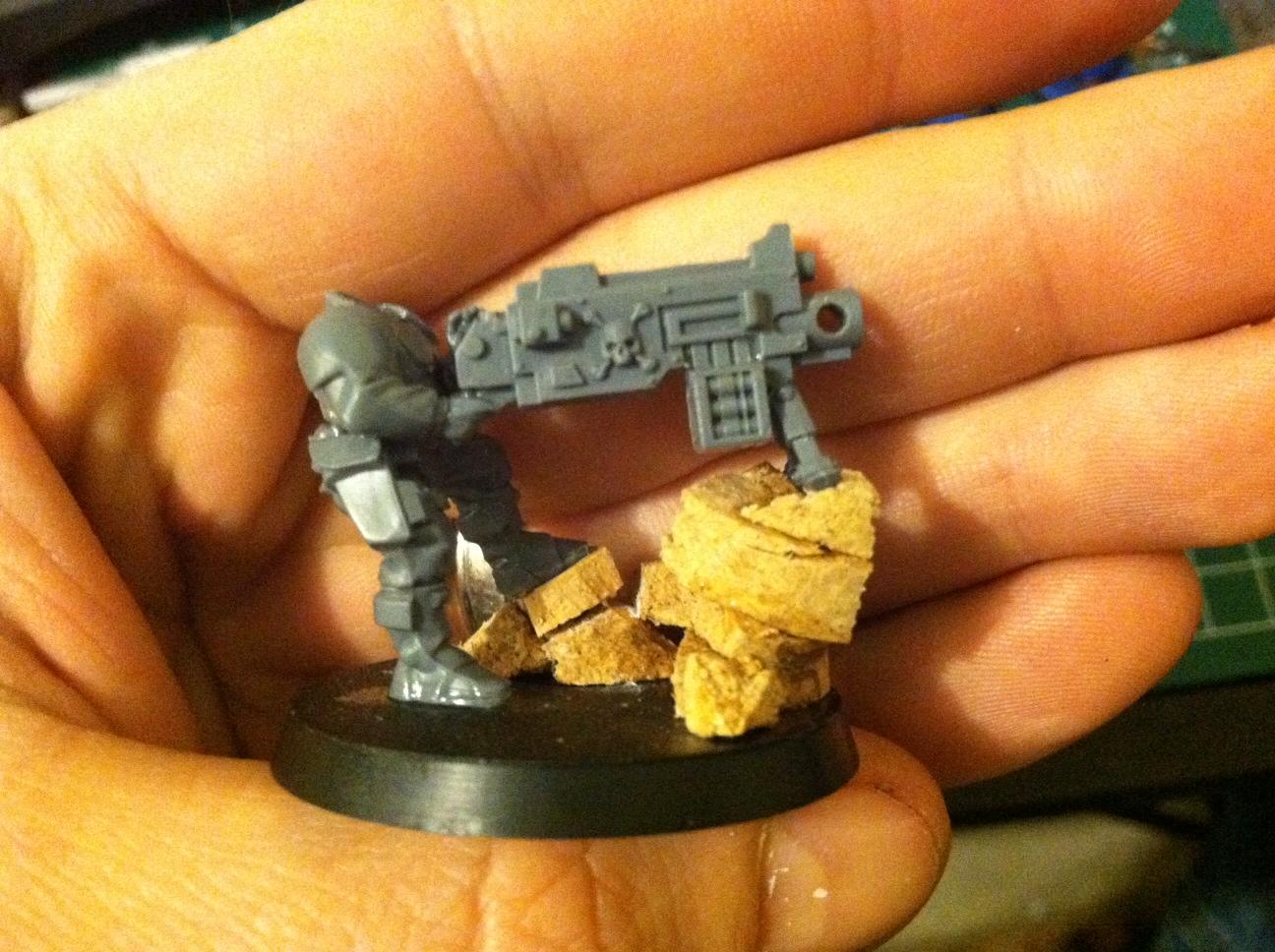 Janissary Heavy Bolter gunner WIP