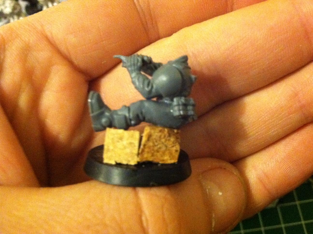 Janissary Heavy Bolter loader/spotter WIP