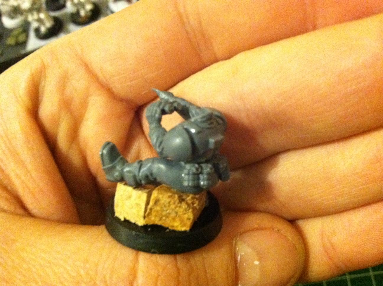 Janissary Heavy Bolter loader/spotter WIP