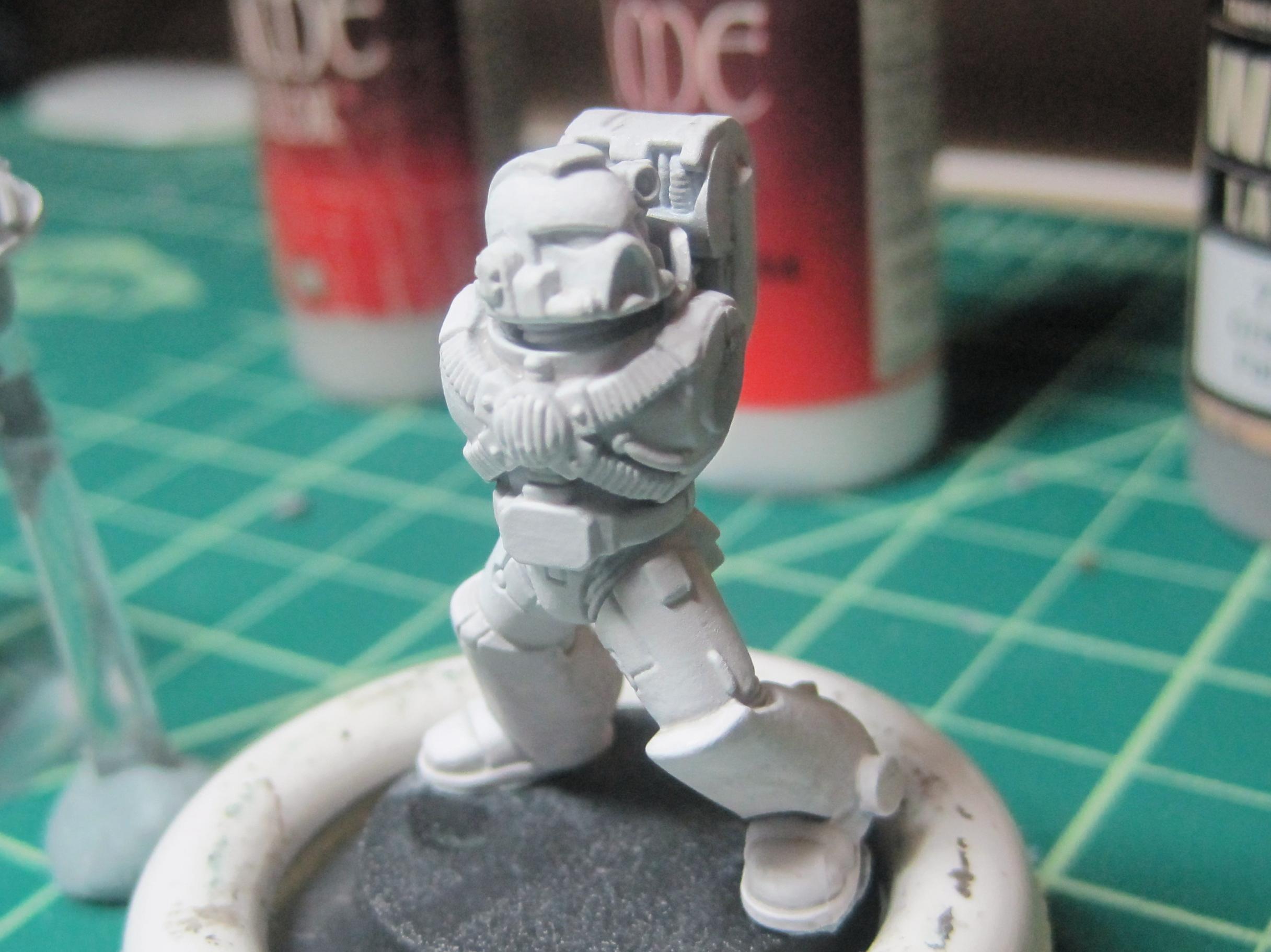 Test Model - White Base - Step 2 - Body - White Highlights
