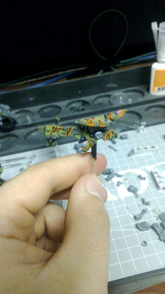 Camouflage, Sniper Drone, Tau, Tiger Stripe