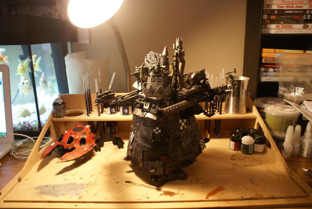 Games Workshop, Ork Boyz, Ork Stompa, Painted, Pro Painted, Stompa, Warhammer 40,000, Warhammer Fantasy
