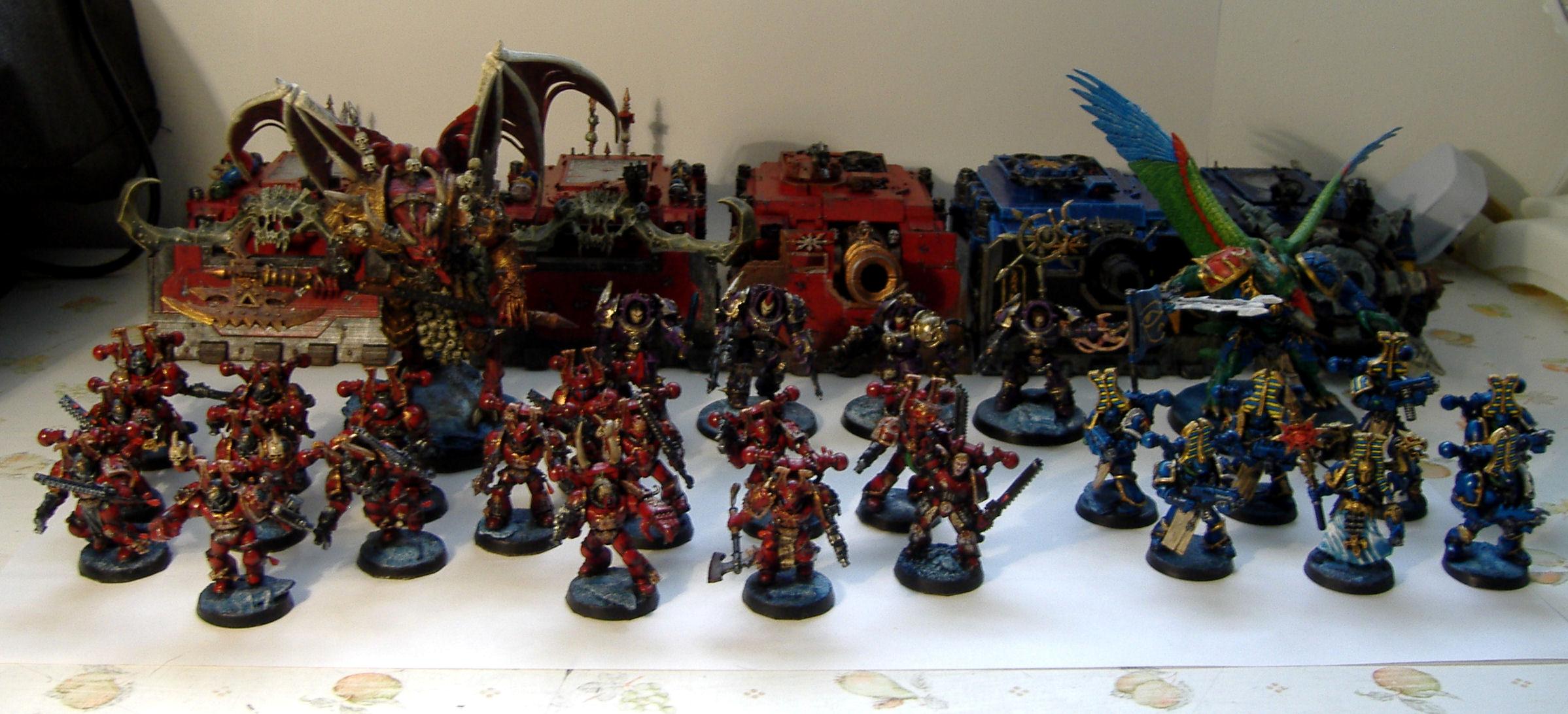 Chaos Space Marines, Emperor's Children, Thousand Sons, World Eaters