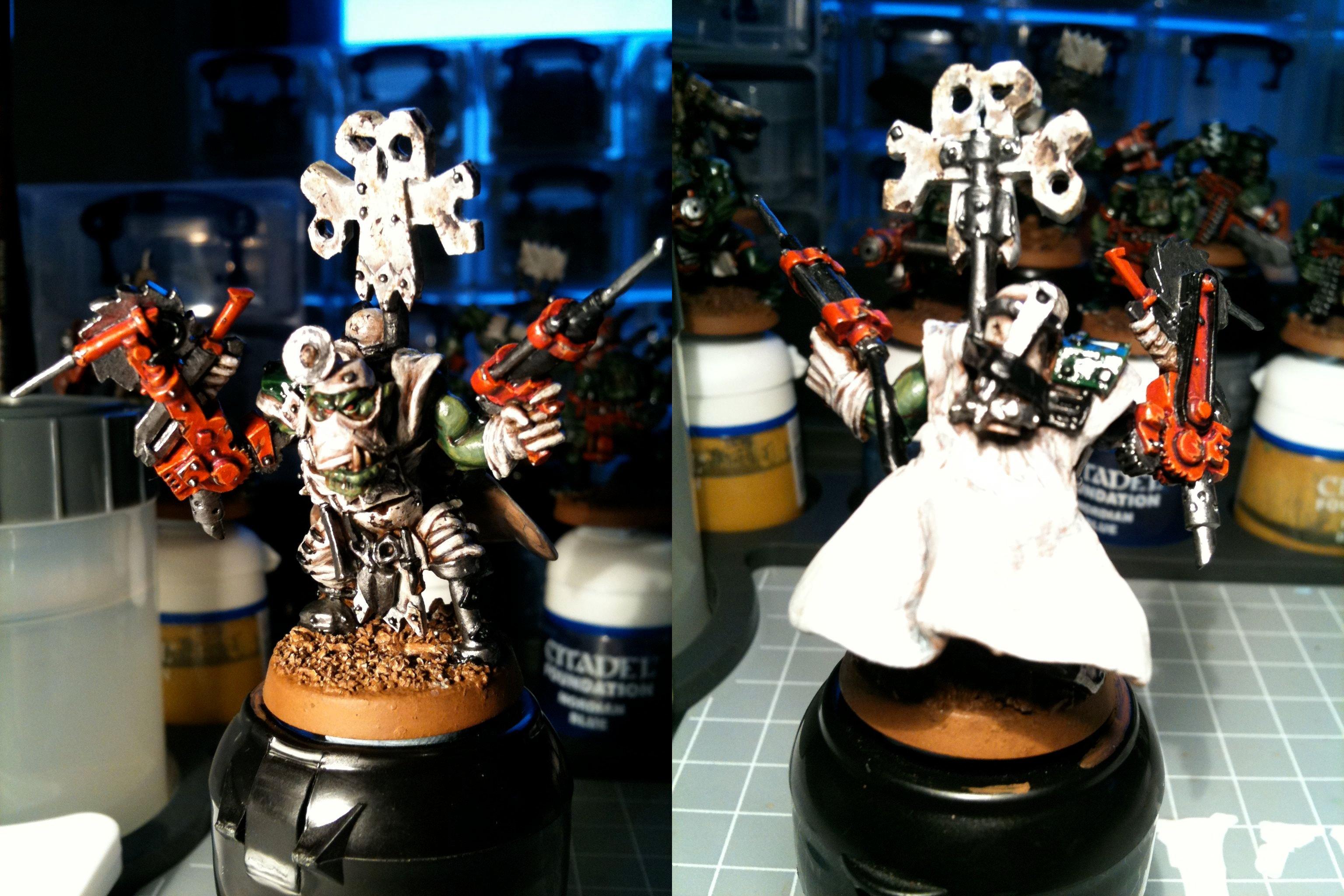 Da Ork Angelz, Orks, Painboy, Work In Progress