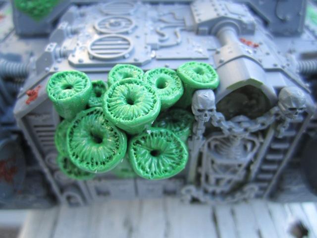 exhaust/Plague emissions ports whereby the beast within emits toxins to the environment