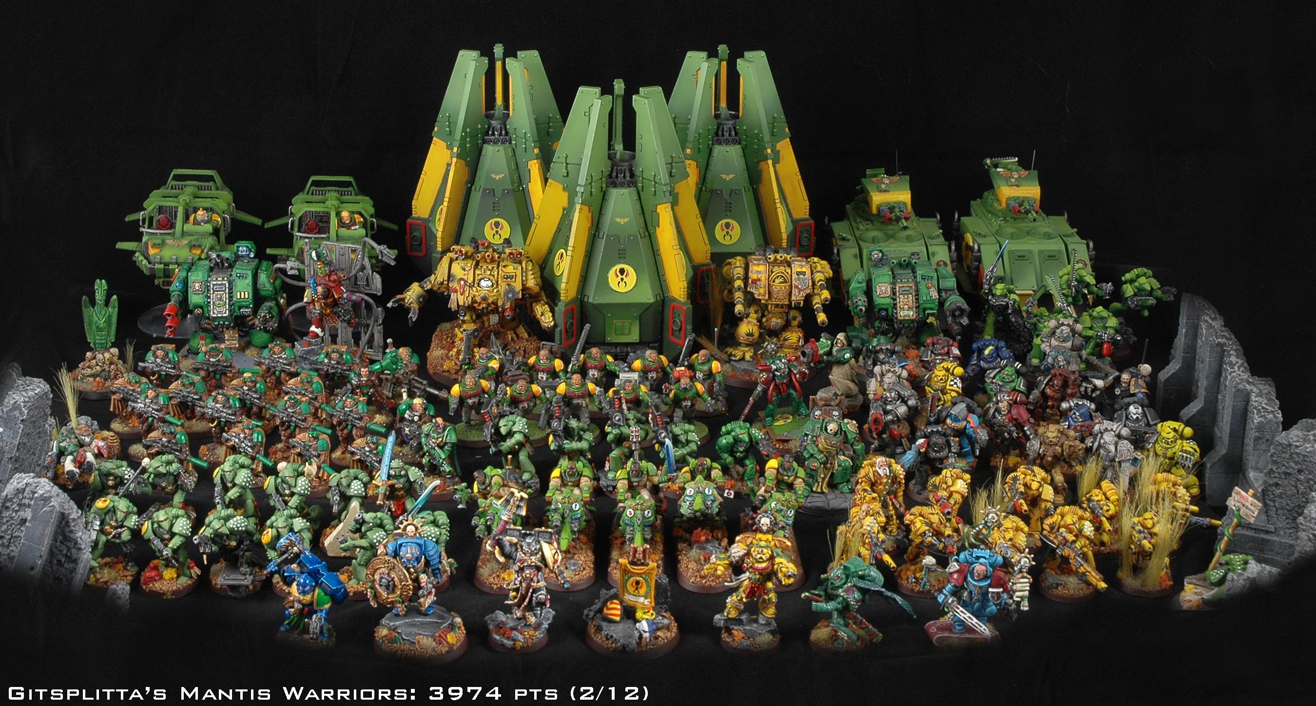 Army, Mantis Warriors, Space Marines, Warhammer 40,000