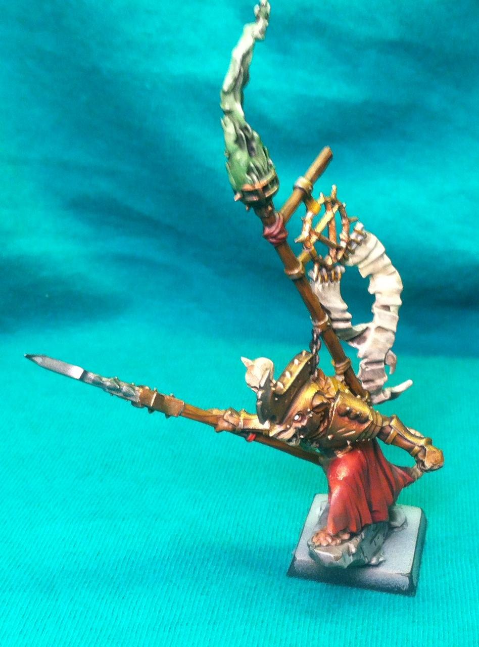 this is one of the warlords i already painted up, i actually plan on using him as a cheftain with a BSB