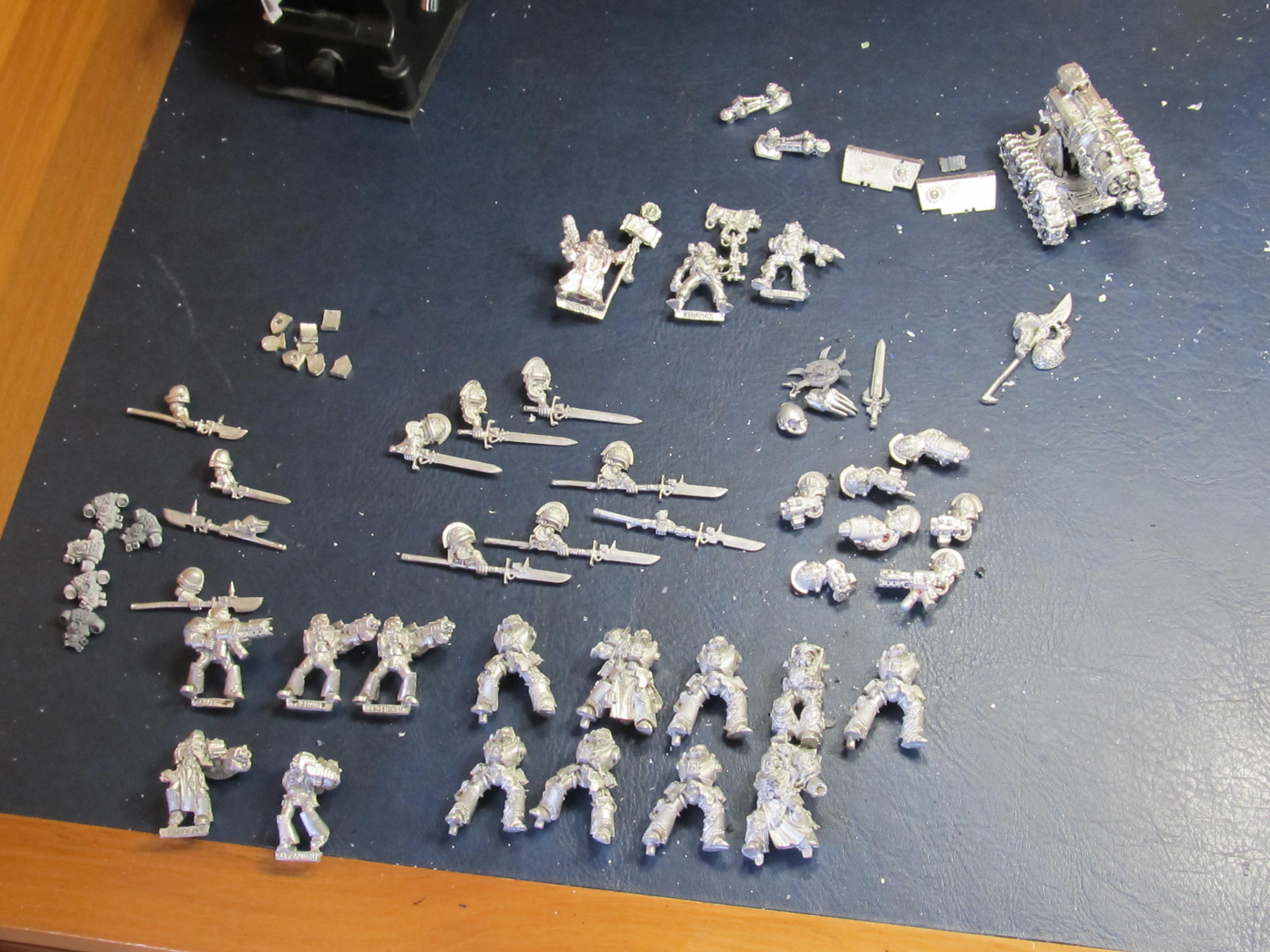 All metal models cleaned up