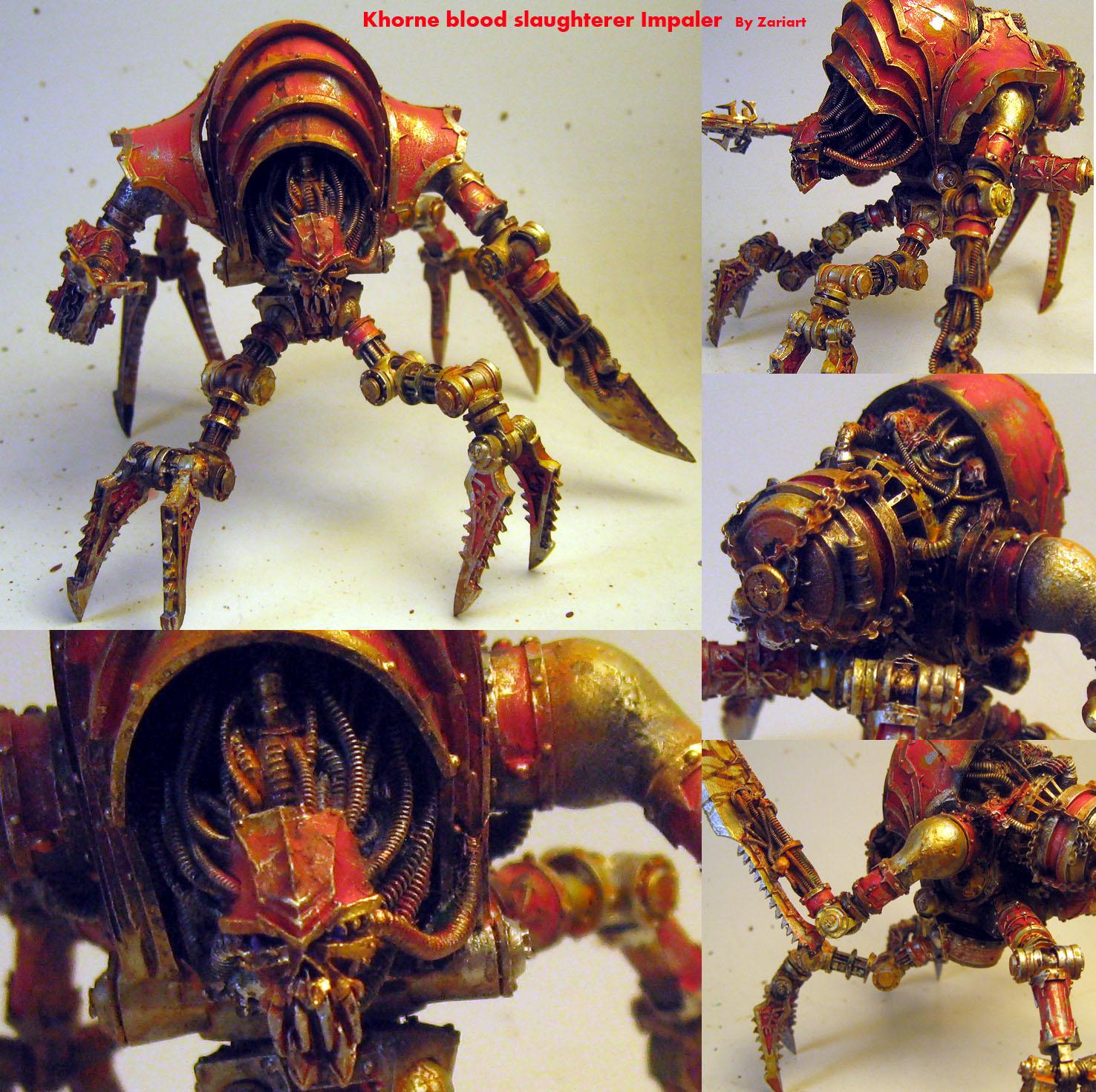 Chaos, Forge World, Khorne Blood Slaughterer Impaler, Monsterous Creature