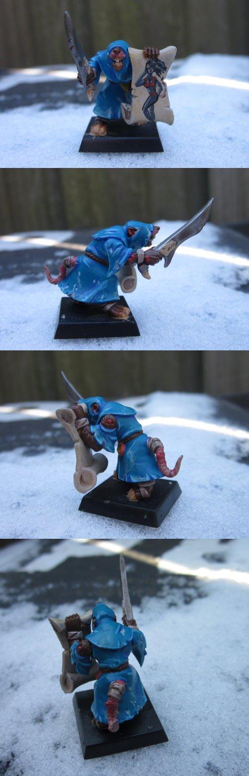 Bringer Of The Word, Freehand, Plague Monk, Skaven, Warhammer Fantasy