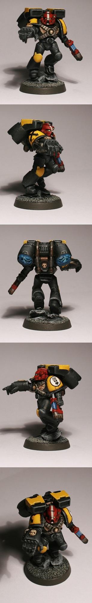 Assault, Assault Marines, Imperial Fists, Sergeant, Space Marines