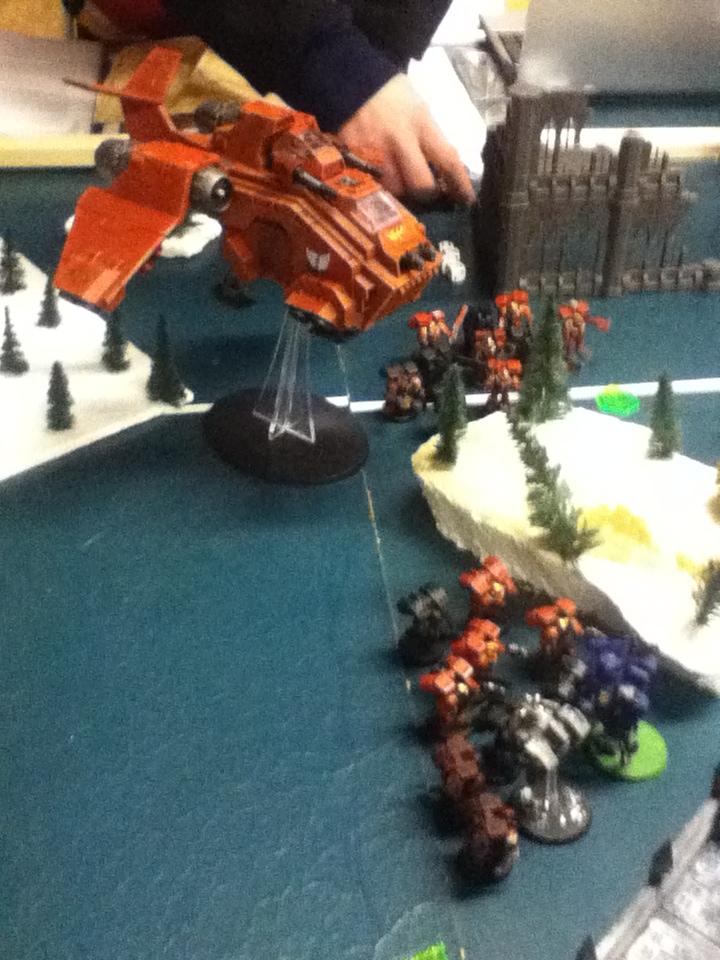 Assault Marines, Battle, Blood Angels, Stormraven, Tabletop
