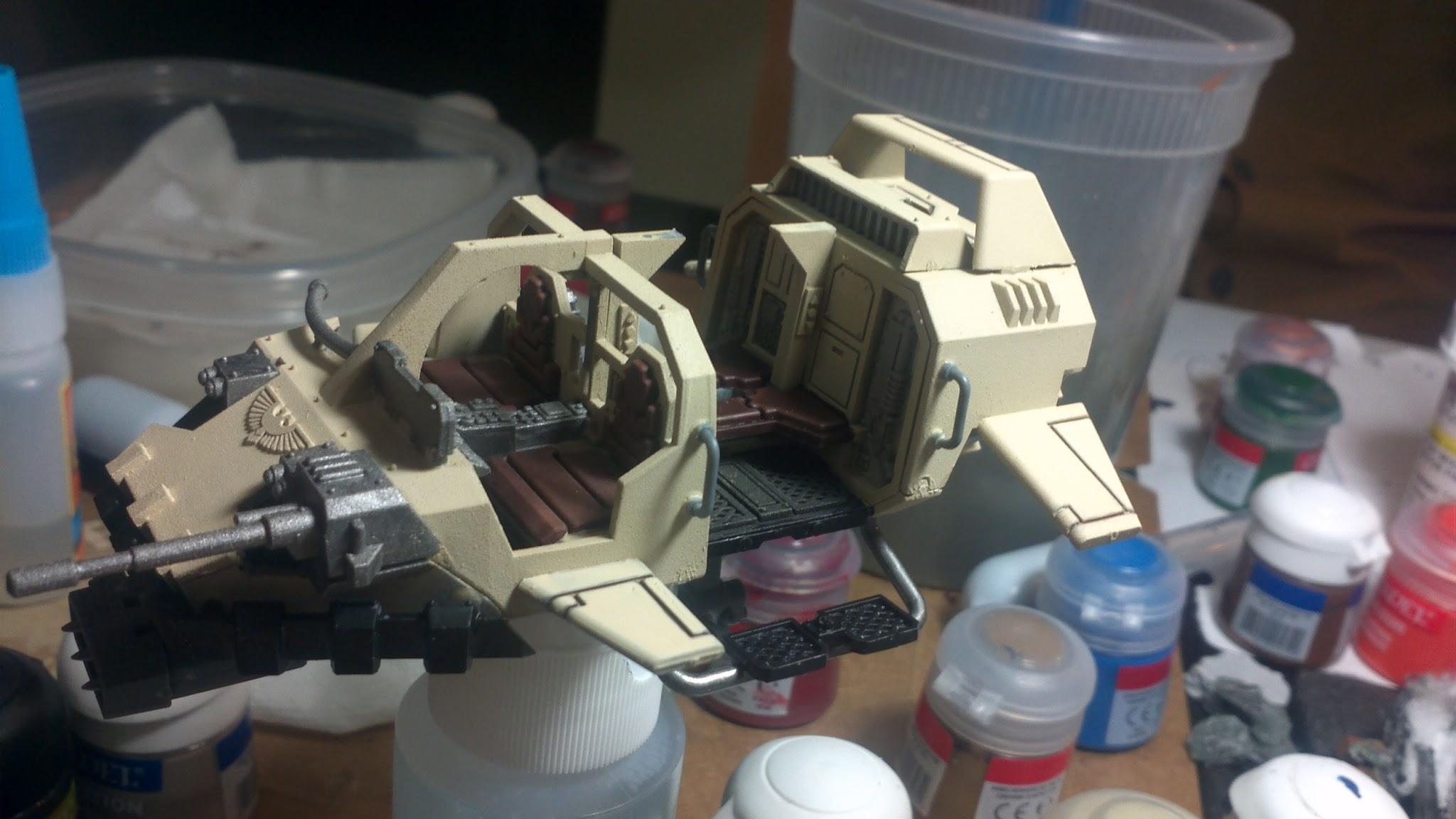 Land Speeder, Space Marines, Storm, Work In Progress