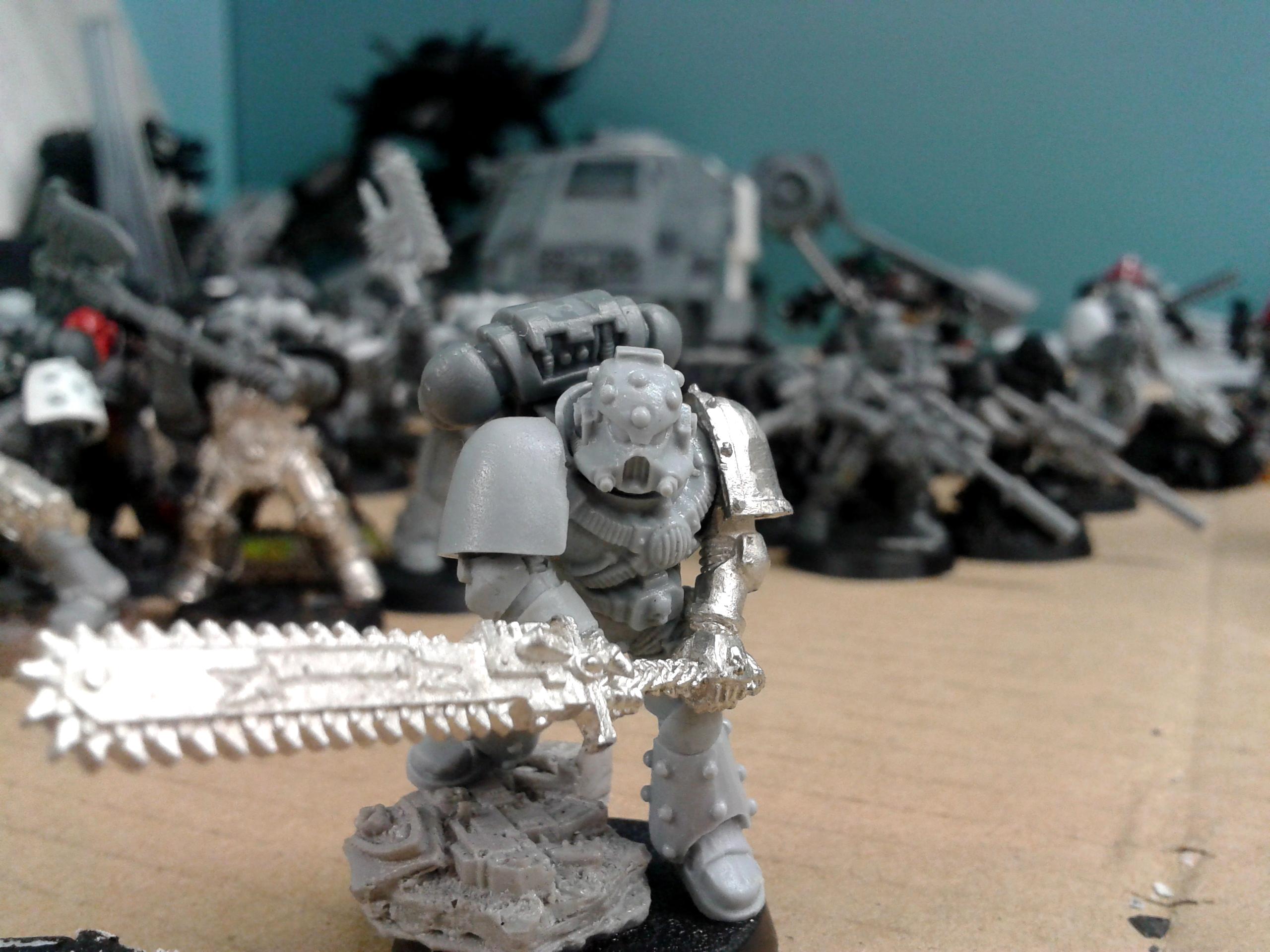 Conversion, Monster Two Handed Great Chainweapon, Space Marines