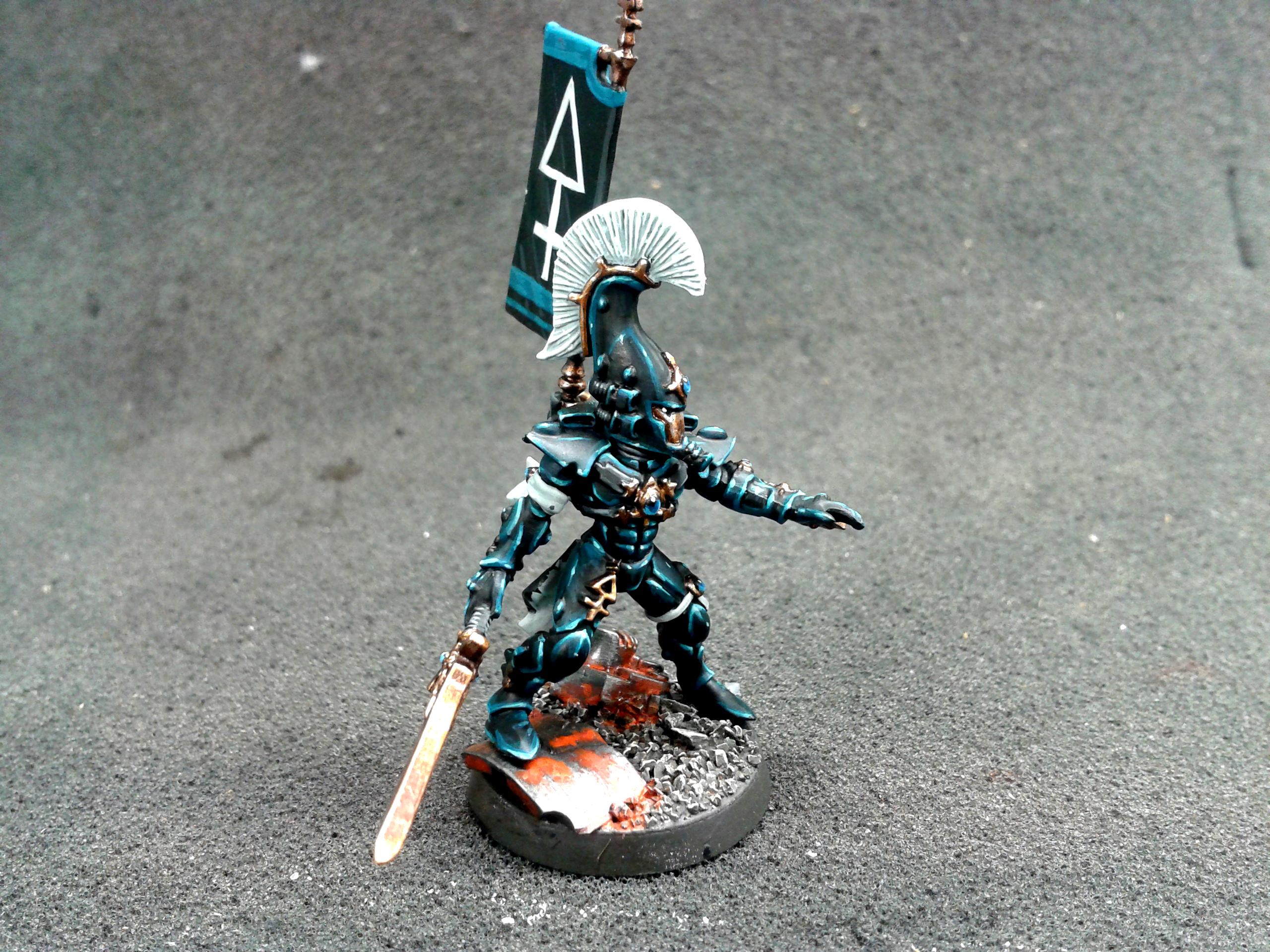 Aspect Warrior, Dire Avengers, Eldar, Exarch