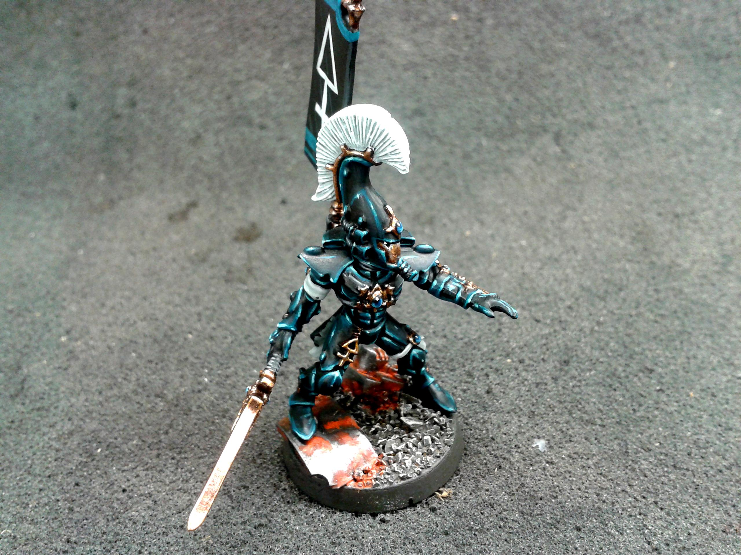 Aspect Warrior, Dire Avengers, Eldar, Exarch