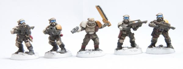 Imperial Guard, Platoon 1 command squad