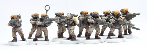 Imperial Guard, Platoon 1 infantry squad