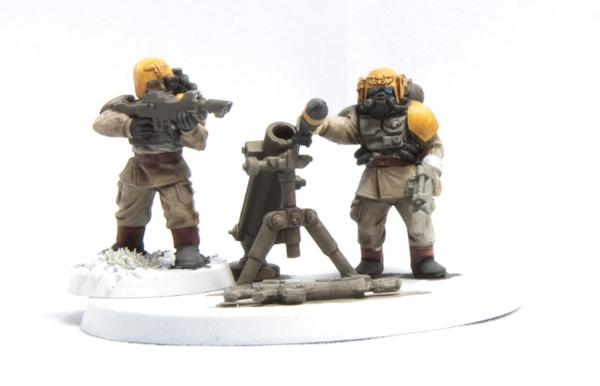 Imperial Guard, Platoon 1 mortar team