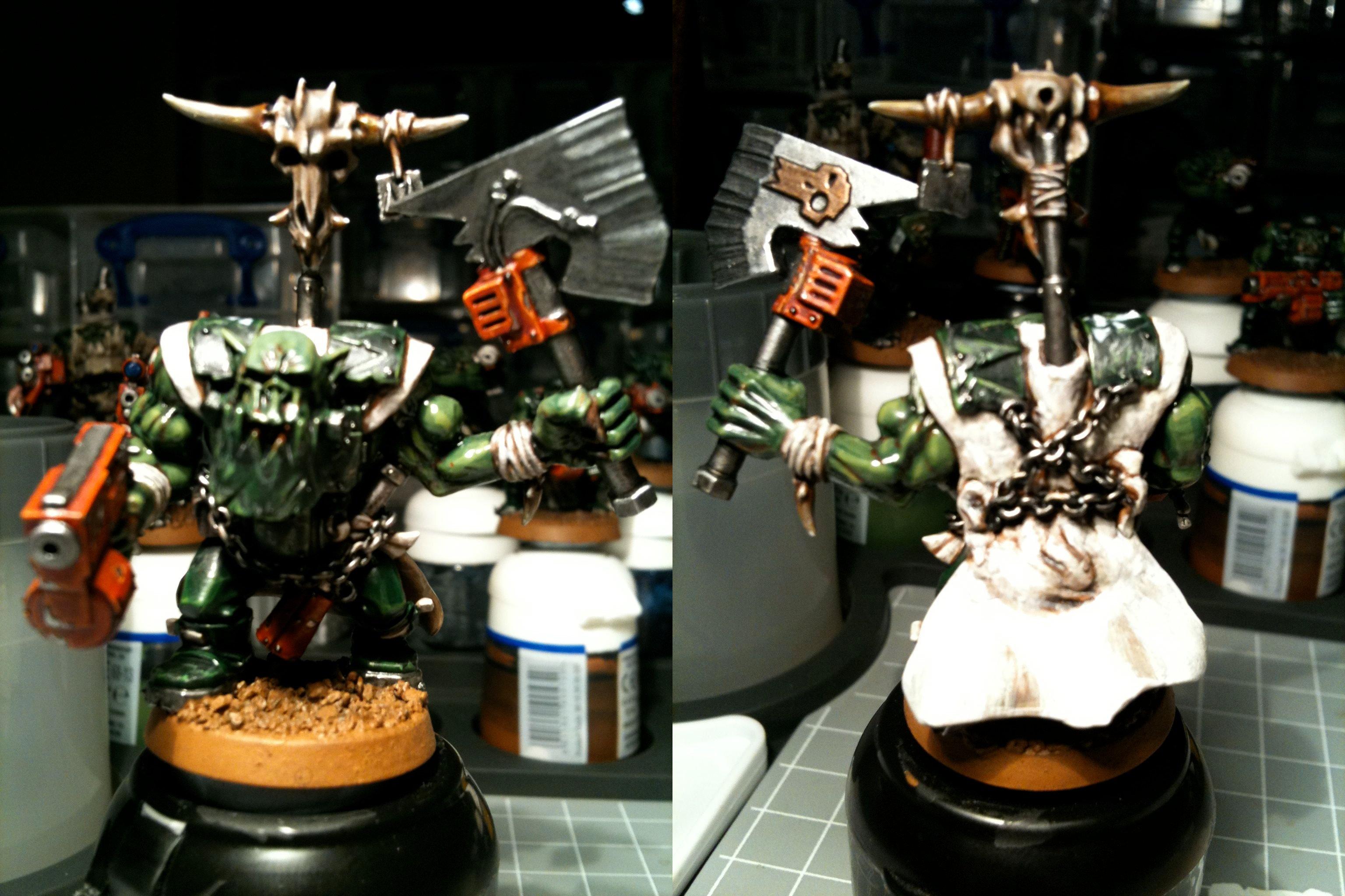 Da Ork Angelz, Nob, Orks, Work In Progress