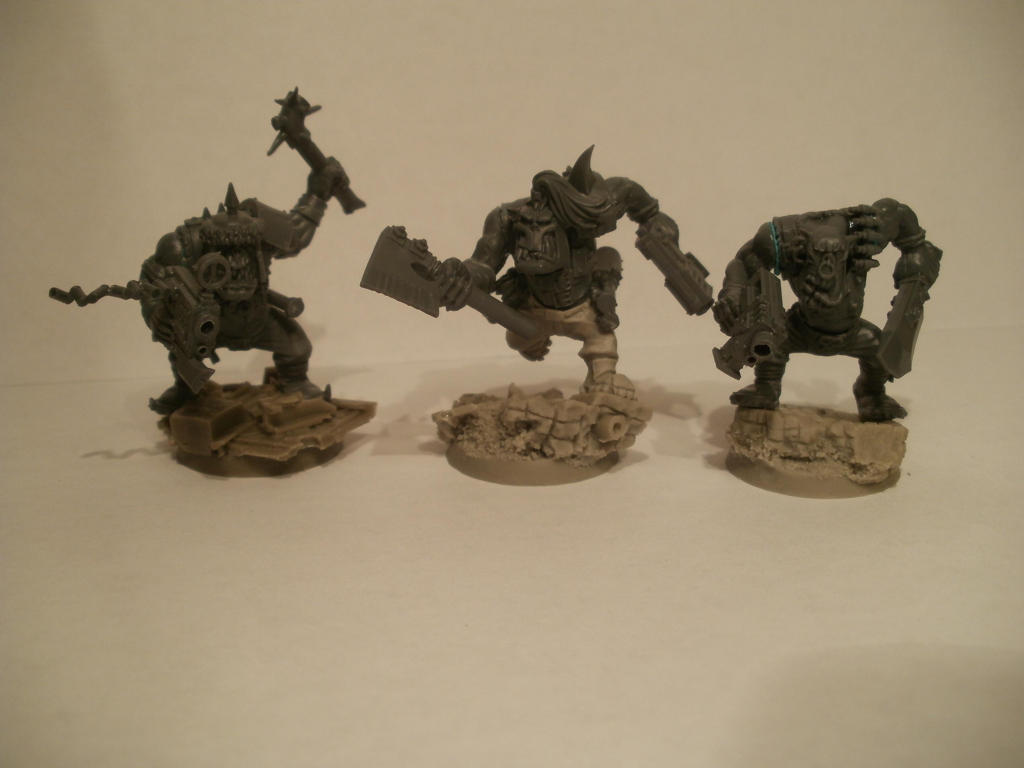 Boys, Choppa, Conversion, Kromlech, Mas, Micro Art, Orks, Slugga