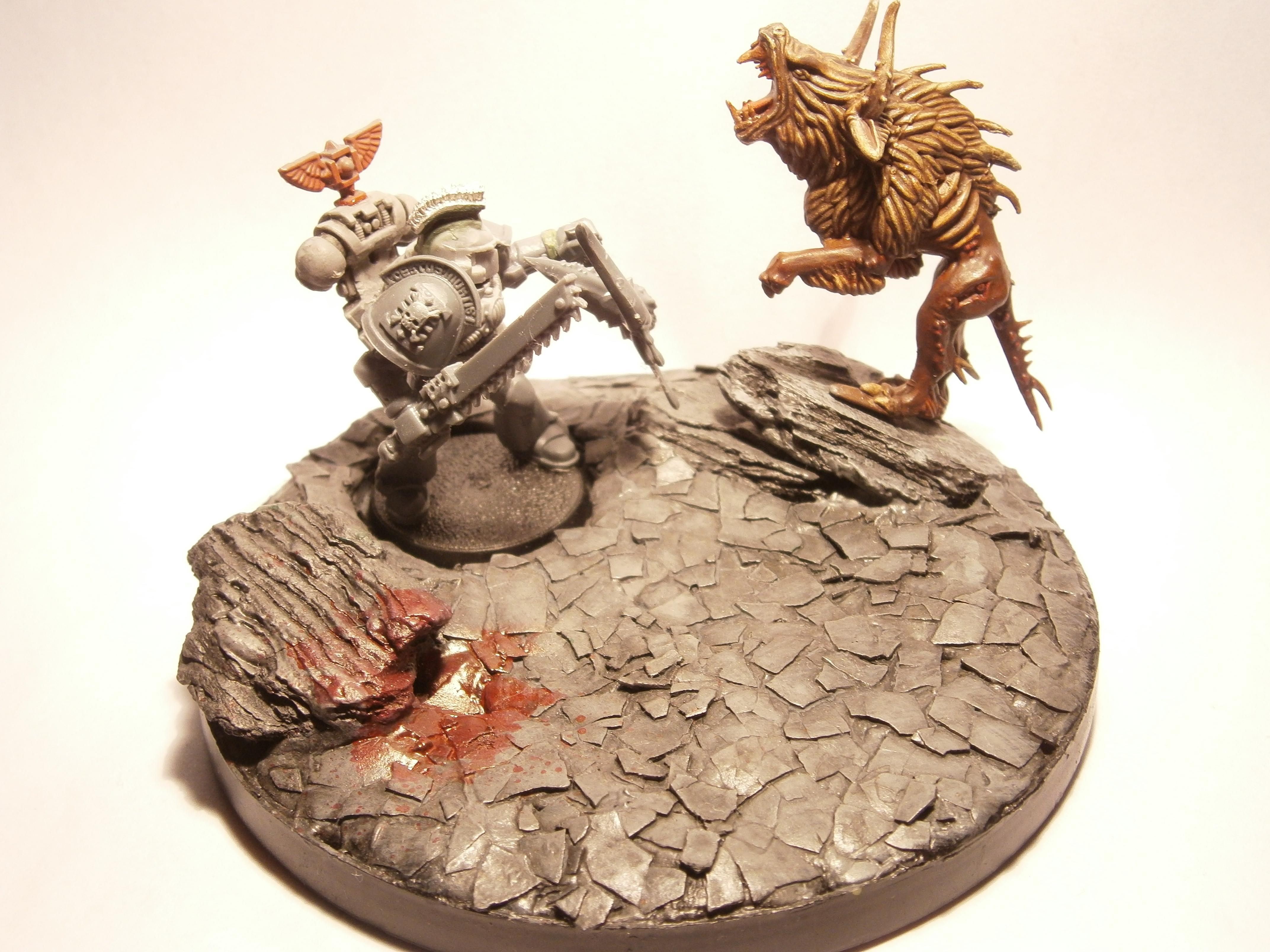 Chaos Worhound, Deul, Space Marines, Warhammer 40,000