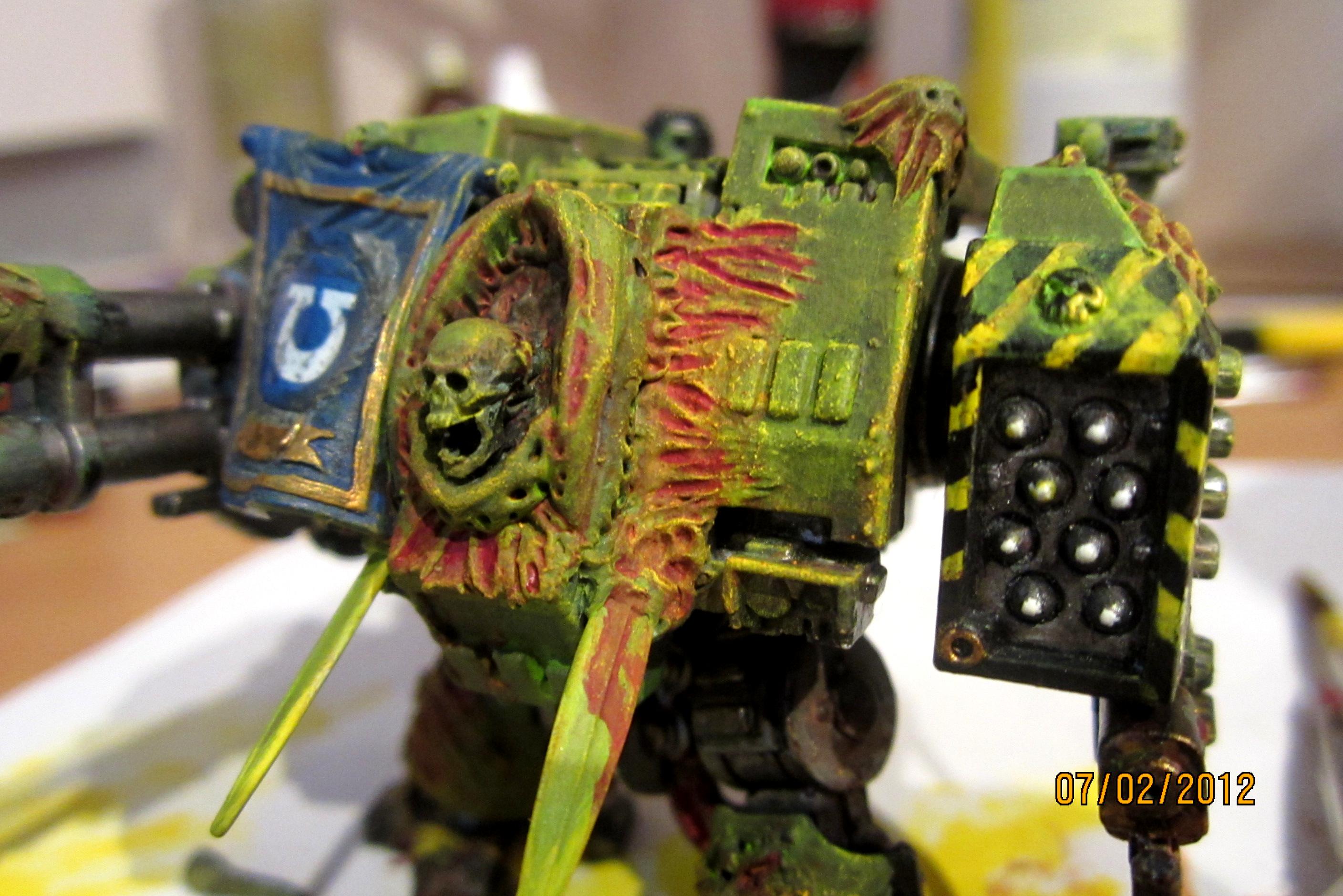 Nurgle Dreadnought, WIP